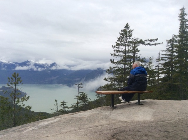 Contemplating the vista -  Whistler Camadq