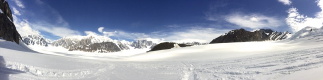 A view of the top of Denaly, Alaska